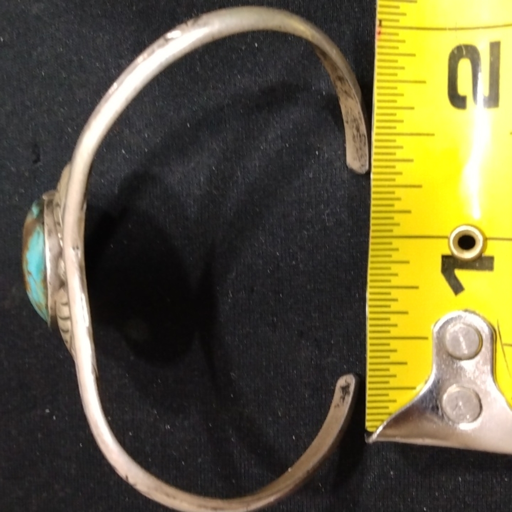 Antique Turquoise Bracelet - Picture 6 of 8